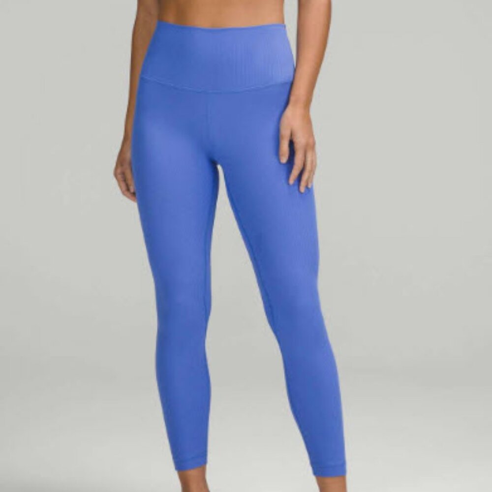 NWOT! Lululemon Align Ribbed High-Rise Pant 28”Wild Indigo